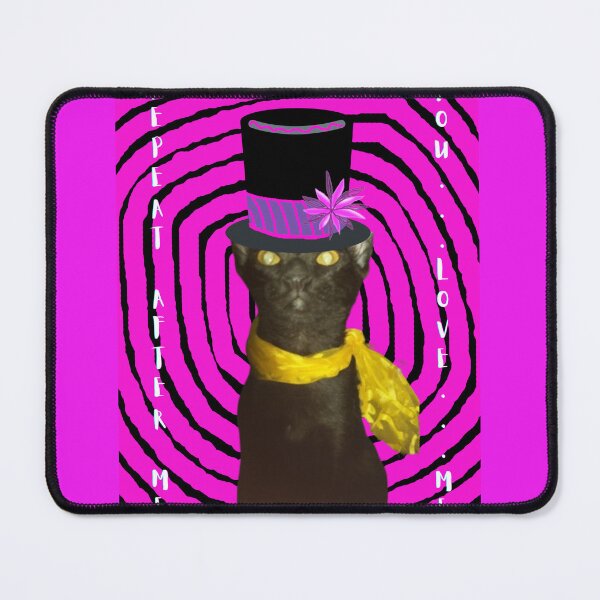 Item preview, Repeat After Me: You Love Me – Hypnotic Cat Design designed and sold by BulletKitty82.