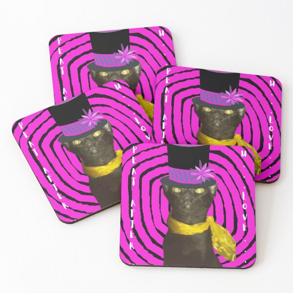 Item preview, Repeat After Me: You Love Me – Hypnotic Cat Design designed and sold by BulletKitty82.