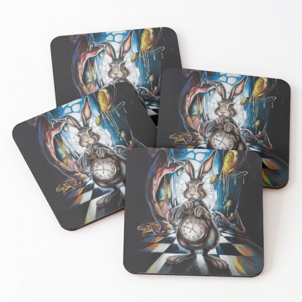 Item preview, Clock Rabbit — Always Late in a Surreal World designed and sold by FusiTink.