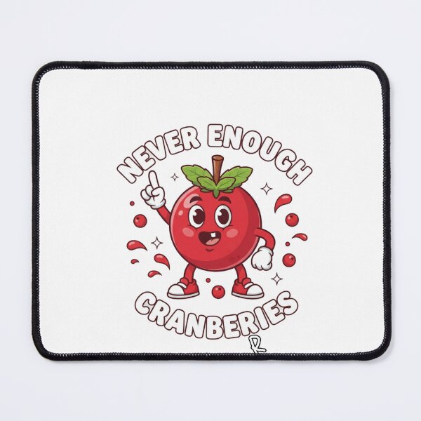Item preview, Funny Cranberry or Cranberries Never Enough Cranberries Cute Cranberry Pun Funny Fruit Cartoon T-Shirt  designed and sold by Omarmadani.