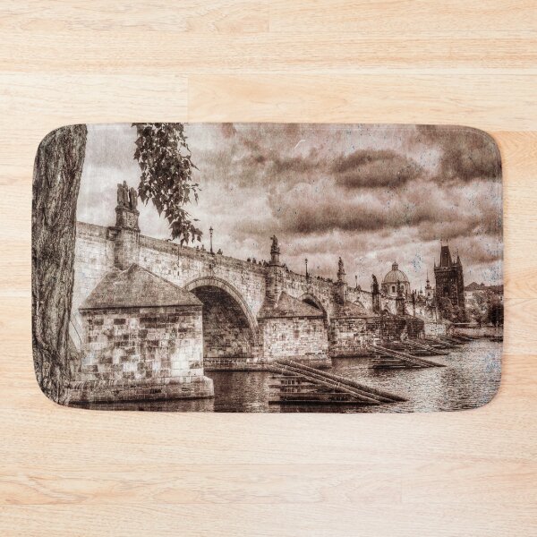 Item preview, Charles Bridge Prague Vintage View designed and sold by Londonimages.