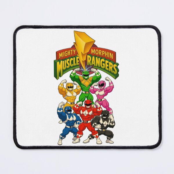 Item preview, Mighty Morphin Muscle Rangers – Flexin’ Through the Muscle Grid! designed and sold by FlexAppealCom.