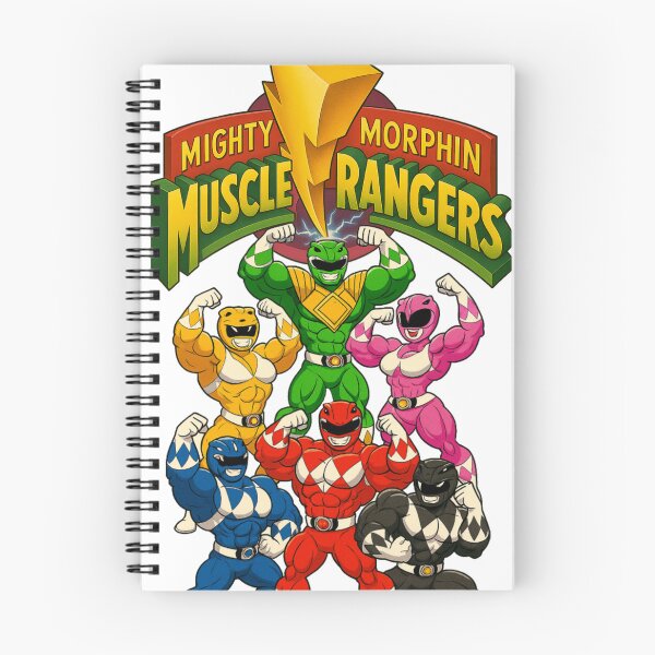 Item preview, Mighty Morphin Muscle Rangers – Flexin’ Through the Muscle Grid! designed and sold by FlexAppealCom.