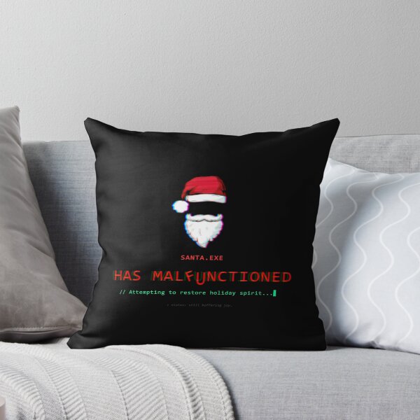 Item preview, SANTA.EXE Has Malfunctioned – Funny Glitch Art Christmas Design for Programmers, Gamers and Tech Lovers designed and sold by S.S.S.