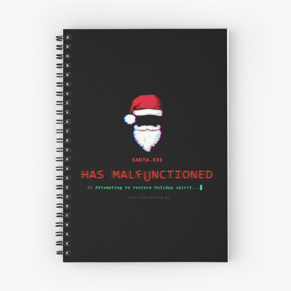 Item preview, SANTA.EXE Has Malfunctioned – Funny Glitch Art Christmas Design for Programmers, Gamers and Tech Lovers designed and sold by S.S.S.