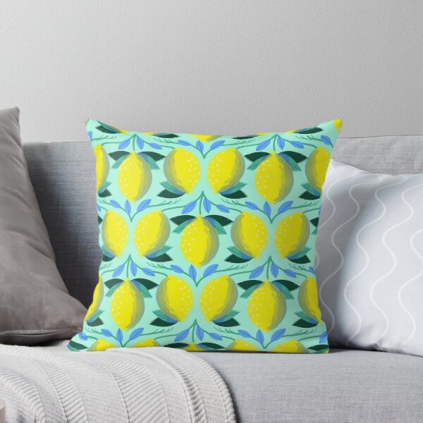 Item preview, ANNA’S APRON LOVELY LEMONS MINT designed and sold by Marni Scofidio Desi9ns.
