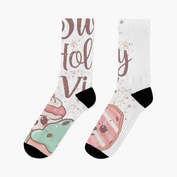 Item preview, Dulces vibraciones navideñas – Postres navideños kawaii designed and sold by snoezelstudio.