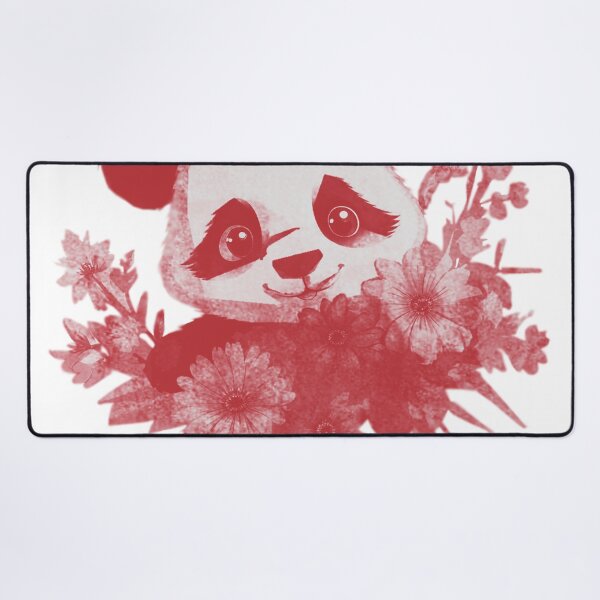 Item preview, Cute Baby Panda Holding Flowers designed and sold by kinpirks.