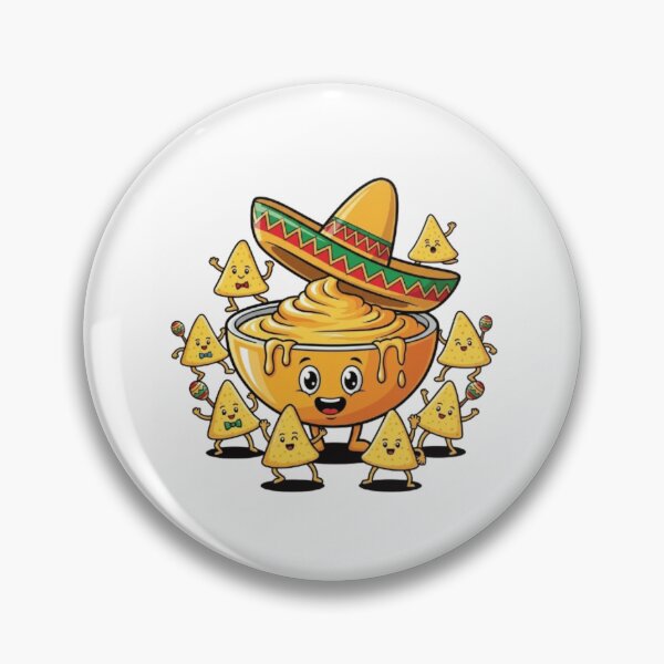 Item preview, queso  Snack Time Fiesta – Funny Queso and Chips Party designed and sold by fetyTHM.