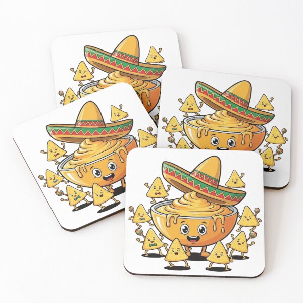 Item preview, queso  Snack Time Fiesta – Funny Queso and Chips Party designed and sold by fetyTHM.