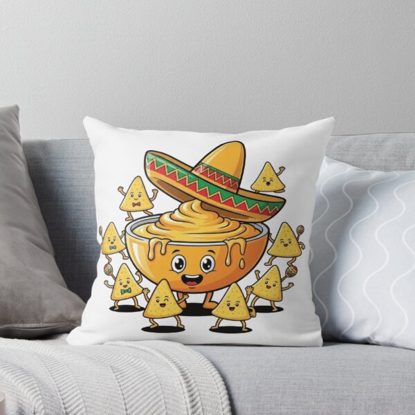 Item preview, queso  Snack Time Fiesta – Funny Queso and Chips Party designed and sold by fetyTHM.