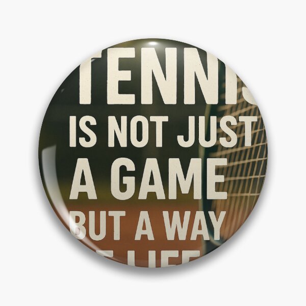 Item preview, Tennis not just a game! designed and sold by SportsforMuscle.
