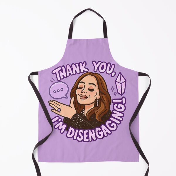 Item preview, Thank You, I’m Disengaging! – Meredith Marks RHOSLC Quote Art designed and sold by GirlyPopped.