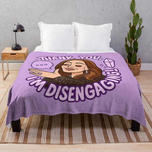 Item preview, Thank You, I’m Disengaging! – Meredith Marks RHOSLC Quote Art designed and sold by GirlyPopped.