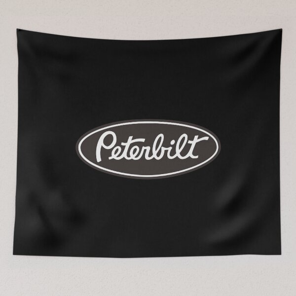 Item preview, black peterbilt truck logo emblem designed and sold by paulwena.
