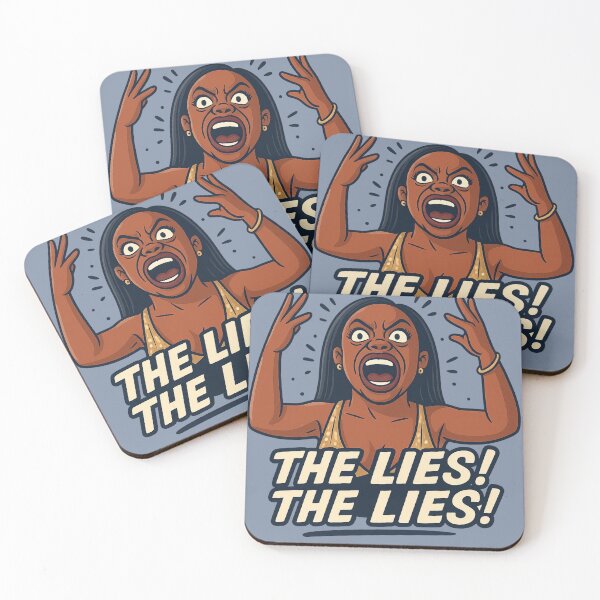 Item preview, The Lies! The Lies! – Kandi Burruss Iconic RHOA Reunion Quote Art designed and sold by GirlyPopped.
