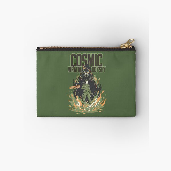 Item preview, Cosmic Wraith Odyssey - Sci-Fi Horror Saga Retro Poster designed and sold by AwesomeBeyondLimits.