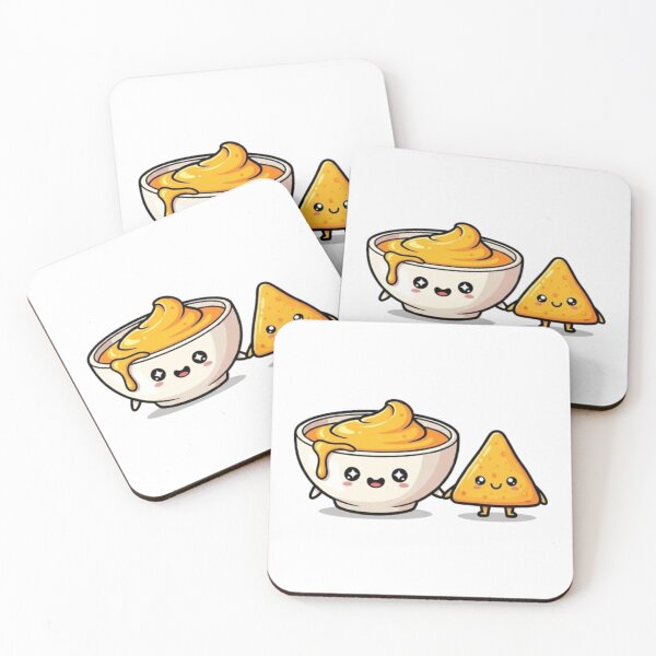 Item preview, Nacho Love – Cute Queso and Chips Couple designed and sold by fetyTHM.