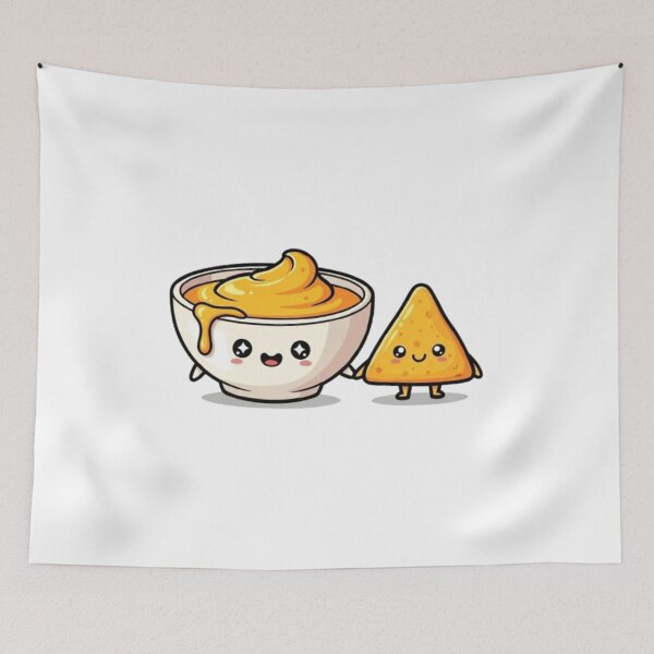 Item preview, Nacho Love – Cute Queso and Chips Couple designed and sold by fetyTHM.