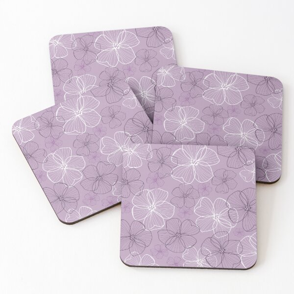 Item preview, Floweral pattern, light purple background  designed and sold by Chirayu1111.