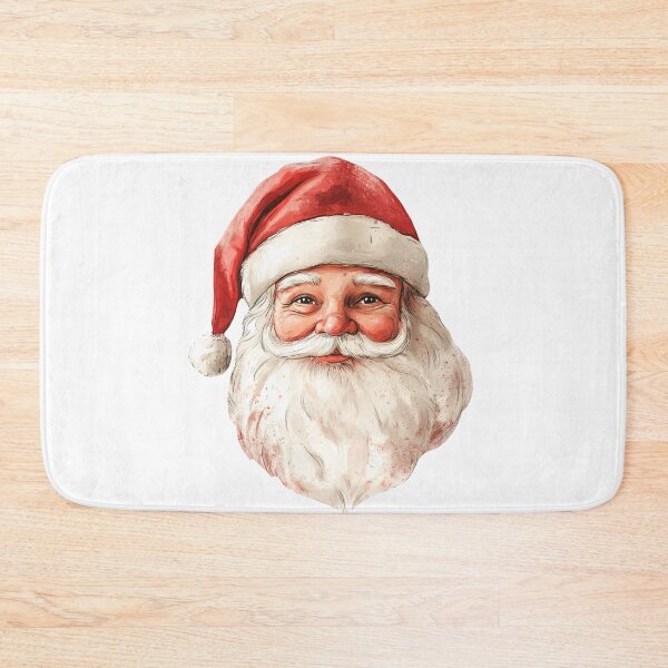 Item preview, Watercolor Santa Claus Cartoon Portrait Illustration designed and sold by Art-Beans.