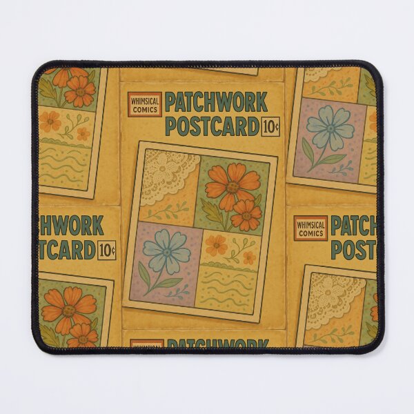 Item preview, Whimsical Ephemera: Patchwork Postcard designed and sold by bapupa.