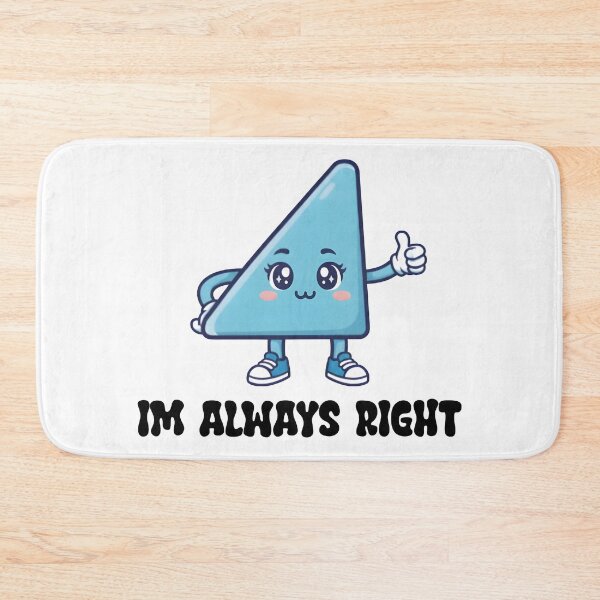 Item preview, In the always right triangle for know-it-alls designed and sold by Jendrik1507.