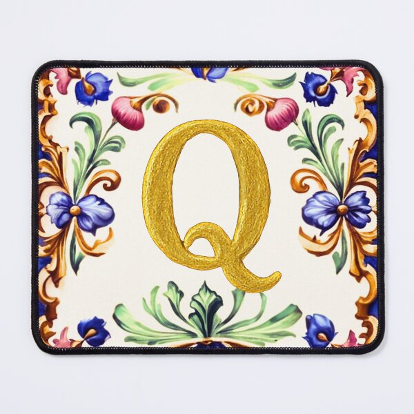 Item preview, Golden Alphabet – Letter Q designed and sold by Kiki-Hes.