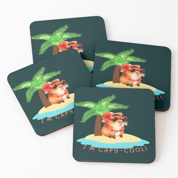 Item preview, Capy Cool Island Vibes designed and sold by Danivique.