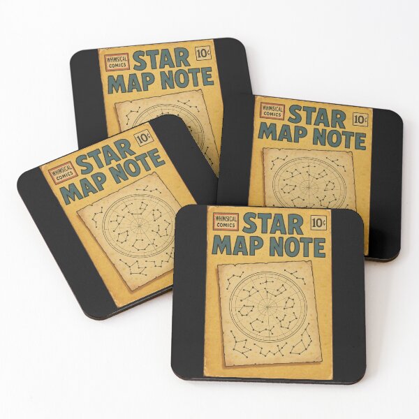 Item preview, Whimsical Ephemera: Star Map Note designed and sold by bapupa.