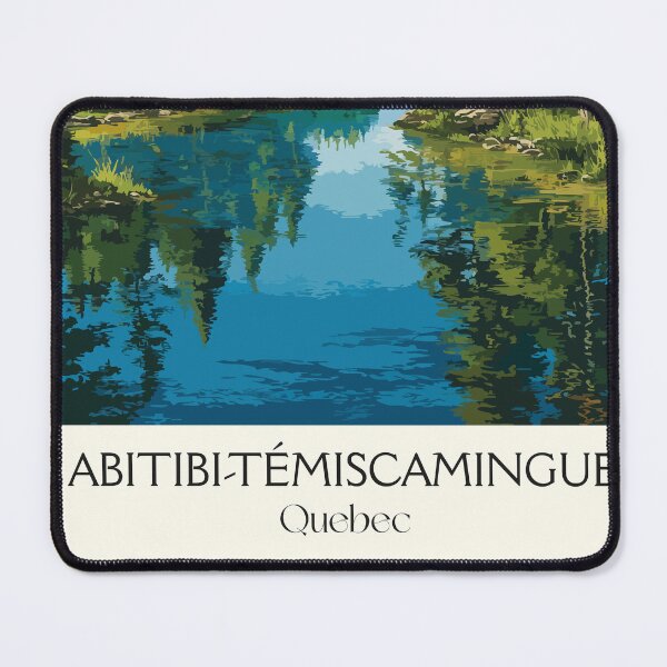 Item preview, Abitibi-Témiscamingue Quebec | Boreal Forest Lake Art designed and sold by TuncGK.