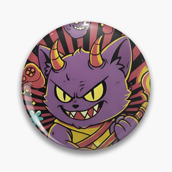 Item preview, Chaos Mode Activate! Cute Devil Cat Gaming Poster designed and sold by AwesomeBeyondLimits.