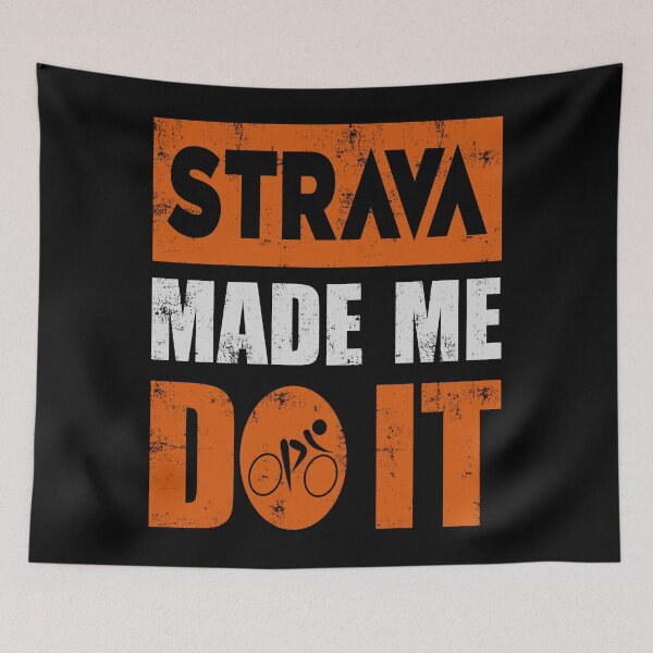 Item preview, Strava Made Me Do It – Funny Cycling & Running Design for Strava Athletes, Cyclists, and Fitness Lovers Gifts designed and sold by BMLprint ⭐⭐⭐⭐⭐.