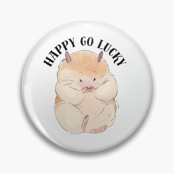 Item preview, Happy Go Lucky Cute Hamster Aesthetics designed and sold by PastelPixelCo.