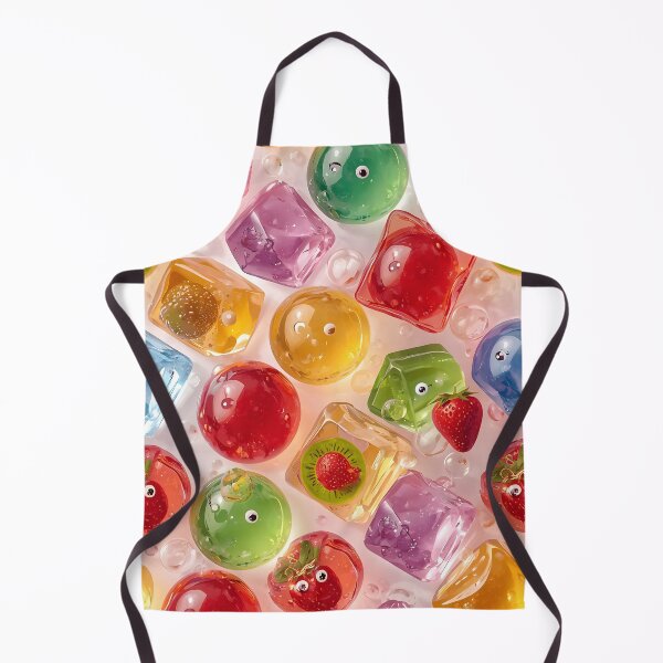 Item preview, Hyper-Gloss Fruit Jelly Candies and Smiling Gummy Pattern designed and sold by MoonlitDoodles1.
