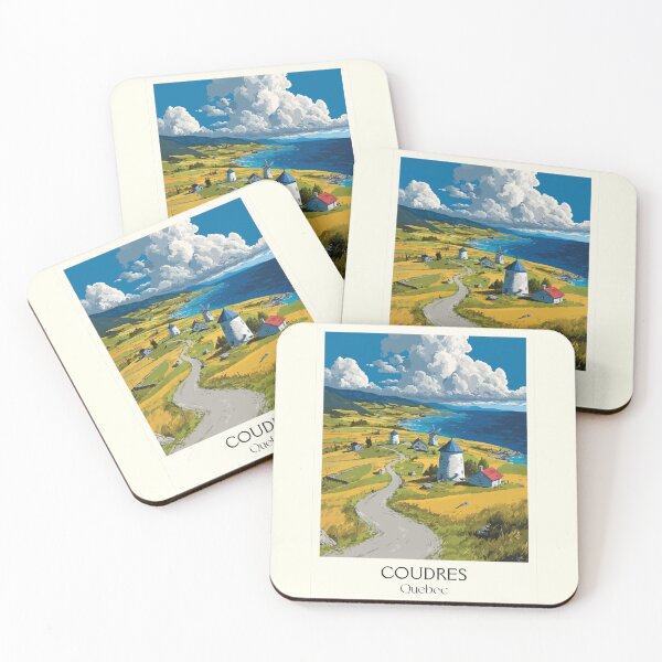 Item preview, Île aux Coudres Quebec | Historic Windmill Countryside Art designed and sold by TuncGK.