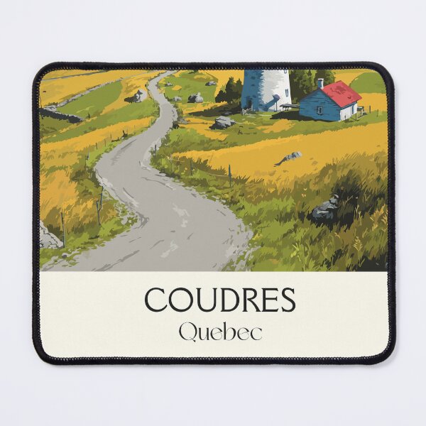 Item preview, Île aux Coudres Quebec | Historic Windmill Countryside Art designed and sold by TuncGK.