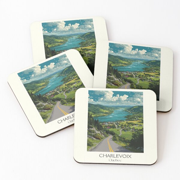 Item preview, Charlevoix Quebec | St. Lawrence River Valley Art Print designed and sold by TuncGK.