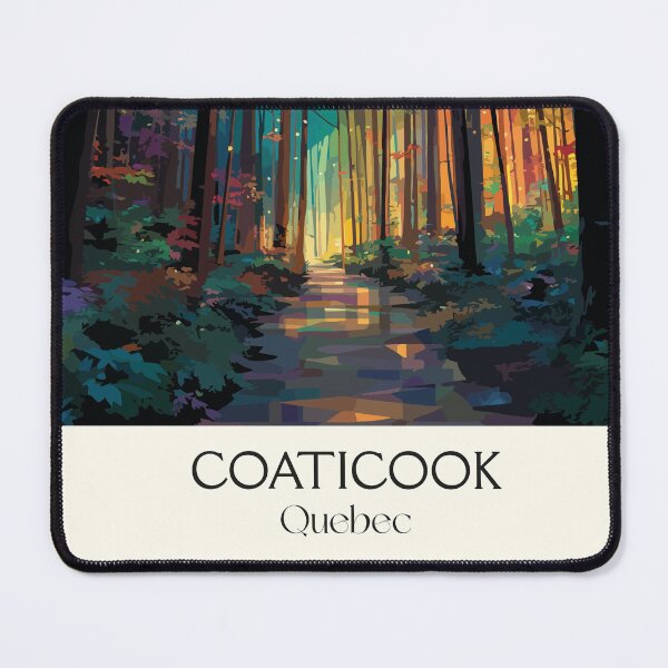 Item preview, Coaticook Quebec | Enchanted Forest Night Walk Art designed and sold by TuncGK.
