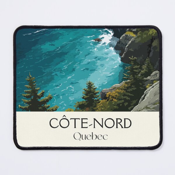Item preview, Côte-Nord Quebec | St. Lawrence Whale Route Drive Art designed and sold by TuncGK.