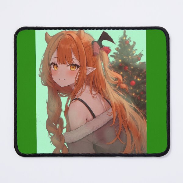 Item preview, Anime demon girl and Christmas tree designed and sold by ArtsJulian.