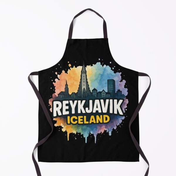 Item preview, Reykjavík Iceland Travel Watercolor designed and sold by TomFrontierArt.