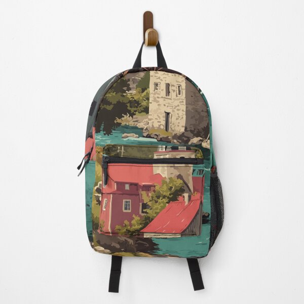 Item preview, Frelighsburg Quebec | Eastern Townships Grist Mill Art designed and sold by TuncGK.