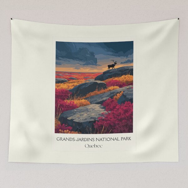 Item preview, Grands-Jardins National Park | Charlevoix Tundra Art designed and sold by TuncGK.