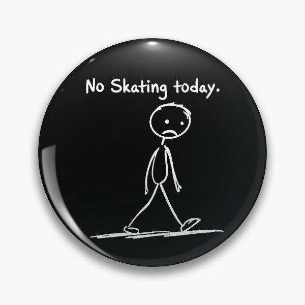 Item preview, No Skating Today Funny Skater Ice Skate Kids Men Youth designed and sold by clothesy7.