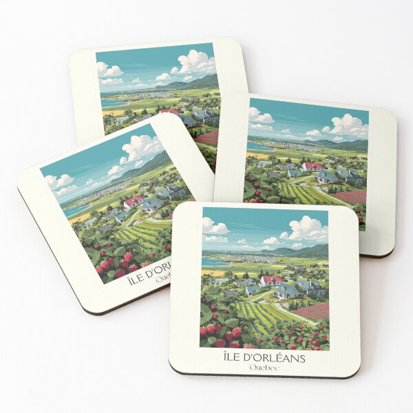 Item preview, Île d'Orléans Quebec | Historic Farmland and Vineyard Art designed and sold by TuncGK.