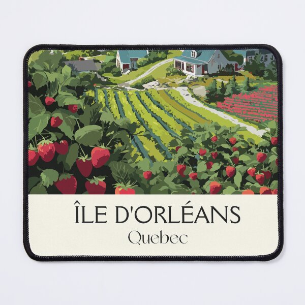 Item preview, Île d'Orléans Quebec | Historic Farmland and Vineyard Art designed and sold by TuncGK.