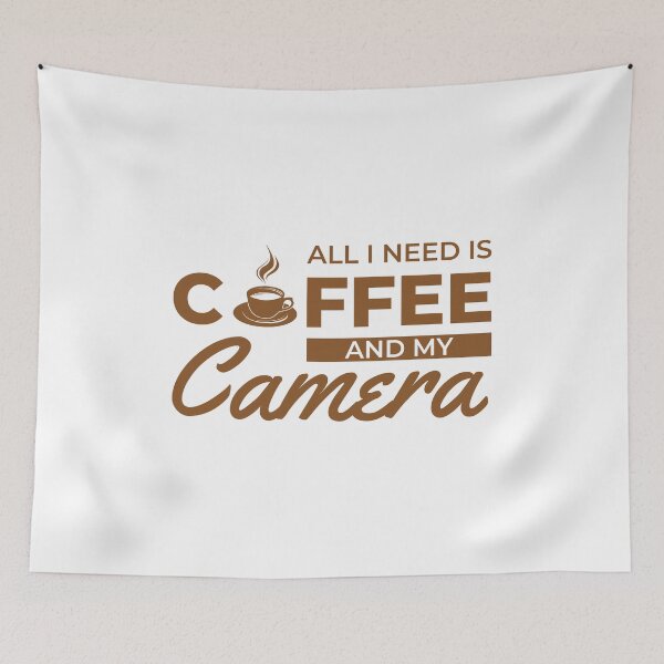 Item preview, All I Need Is Coffee and My Camera designed and sold by Design for all.