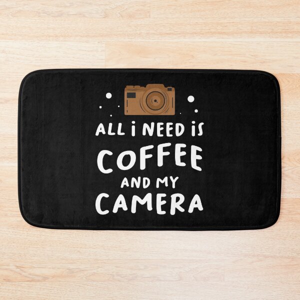 Item preview, All I Need Is Coffee and My Camera Design designed and sold by Design for all.