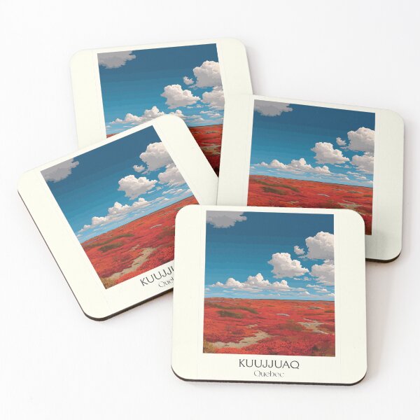 Item preview, Kuujjuaq Quebec | Nunavik Tundra Landscape Art Print designed and sold by TuncGK.